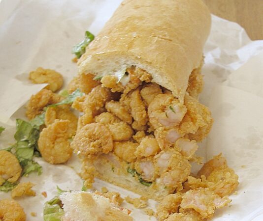 Shrimp Poboy in New Orleans