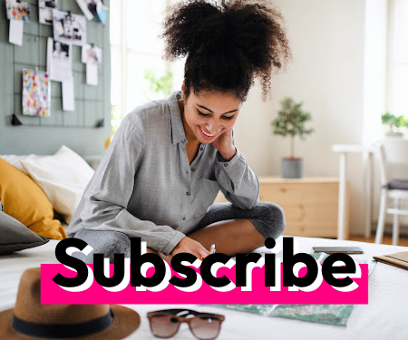 Woman subscribing to Lifestyle Travel Now At No Cost