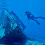 diver and wreck